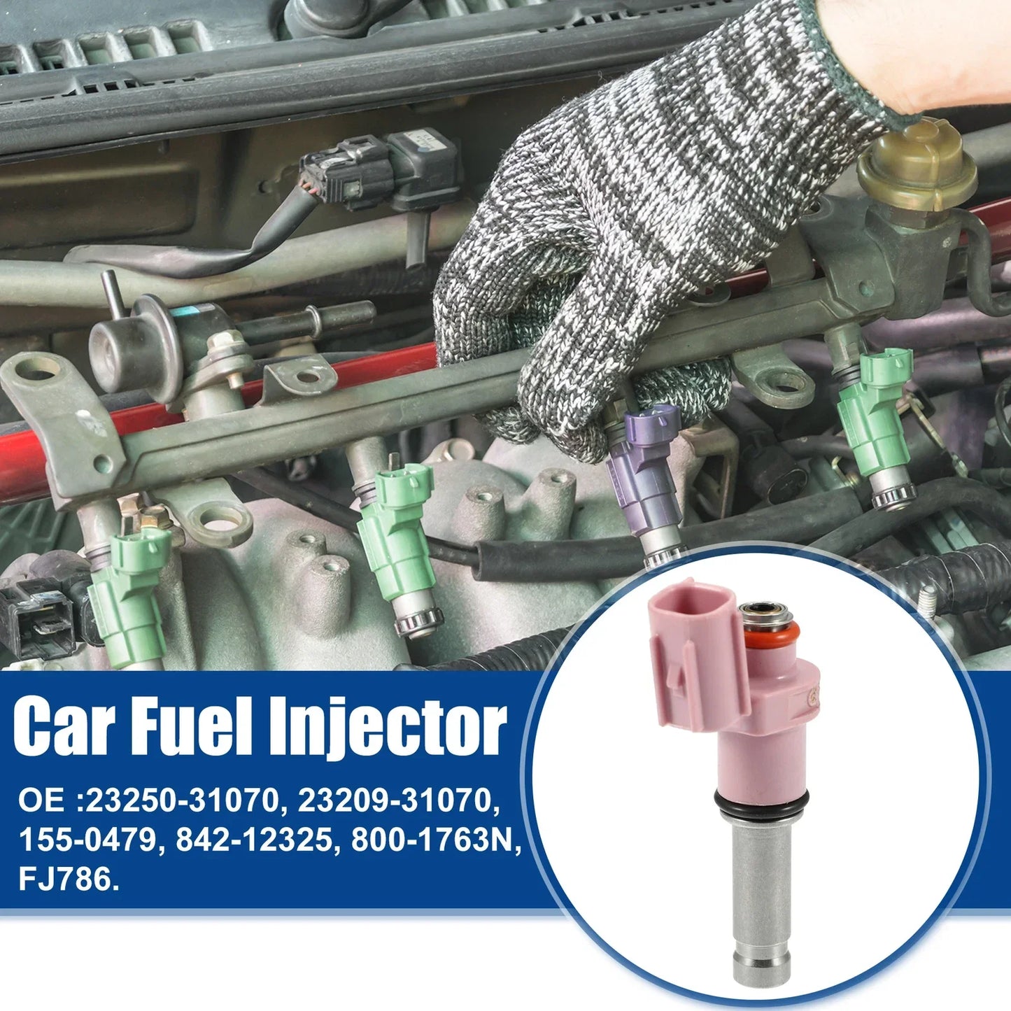 8 x Fuel Injector Nozzles for Lexus IS F (2008-2014)