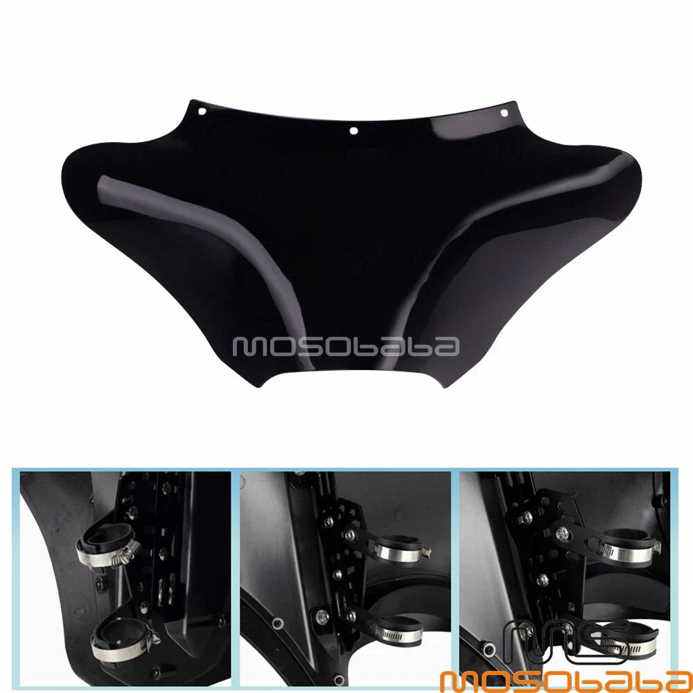 Black Batwing Fairing w/Mounts for Harley Suzuki Intruder 1400 800 1500