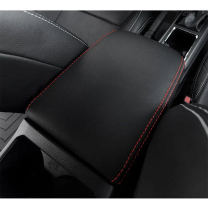 Leather Center Console Lid Armrest Cover for Toyota Tacoma (2016-2023)