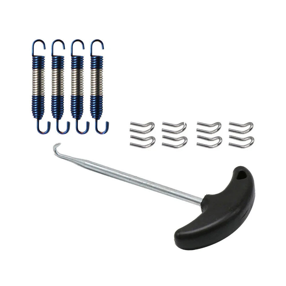 Motorcycle Exhaust Pipe Muffler Mounting Springs Hooks  Steel