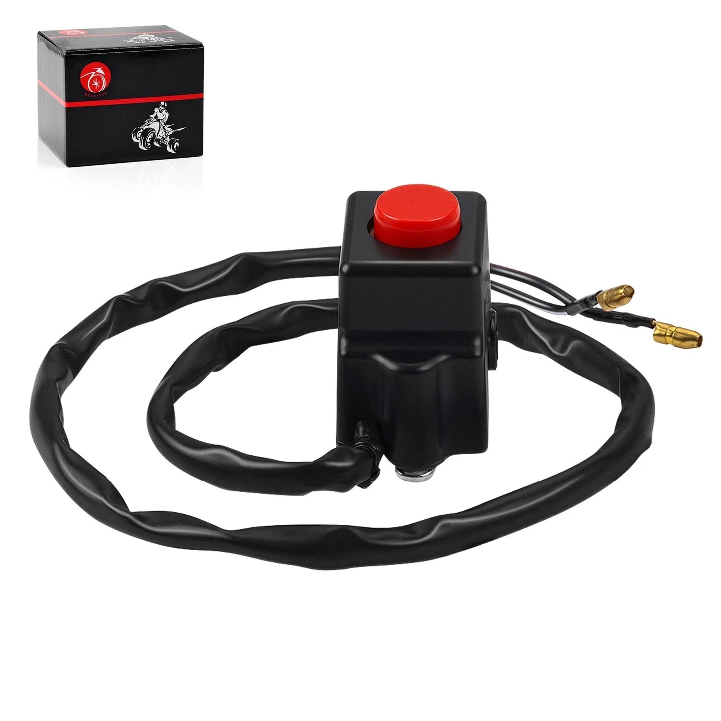 Left Kill Switch Assy for Suzuki QuadRunner 50 LT50 LT-A50 (1984–2005)