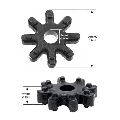 10 x Steering Column Rubber Flex Couplings for Hyundai i30, Sonata, Santa Fe, Kia