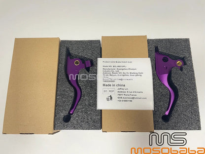 Purple Hand Brake Clutch Levers for Harley Electra Glide (2009-2023)