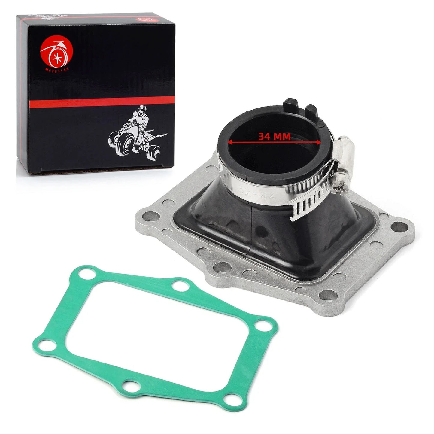 Intake Manifold Carb Boot and Gasket for Honda ATC250R (1981–1983)