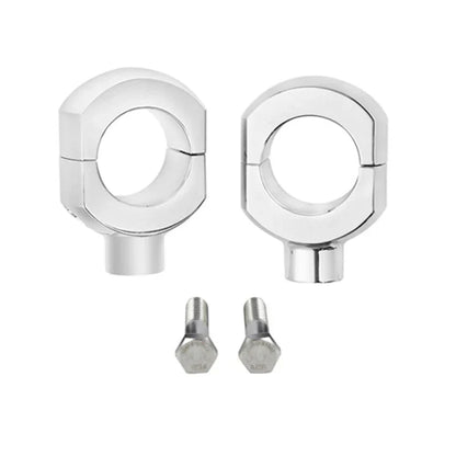 Chrome 2" Handlebar Bar Risers for Harley Sportster XL 1200 XL883 Softail (2004-2023)