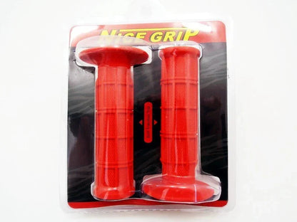 Kawasaki KX500 Red Hand Grip Set (Left & Right) - 1983-2004