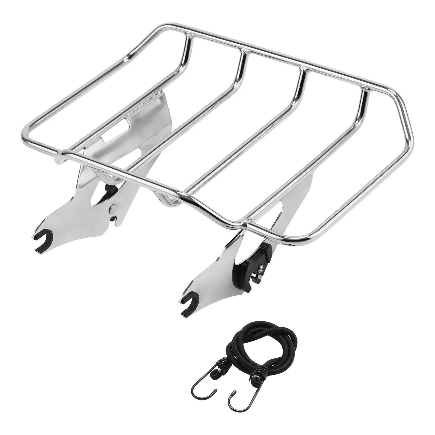 Chrome Quick Release Luggage Rack for Harley Street Electra Glide (2014-2025)