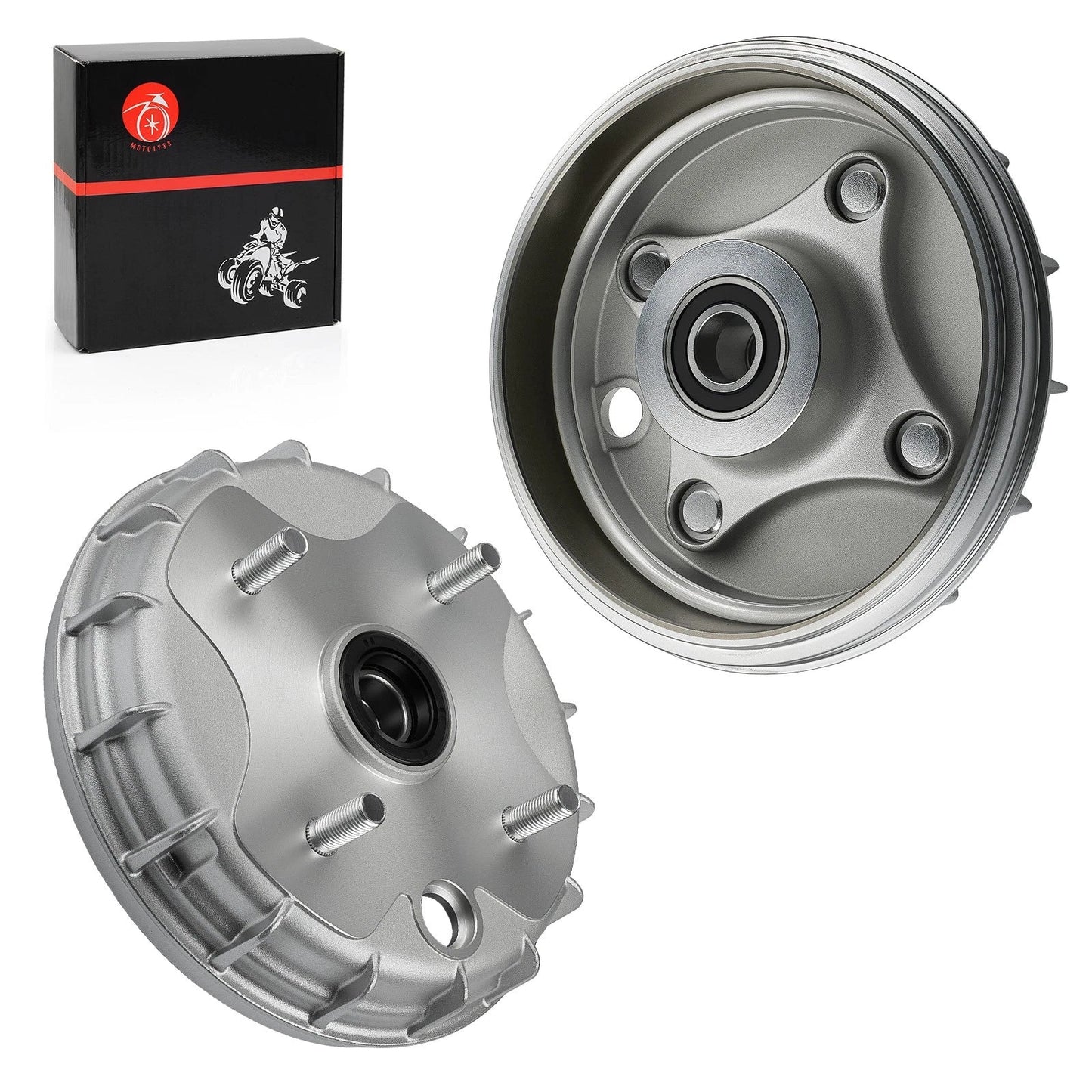 2 x Front Brake Drum for Honda Rancher 350 2x4 ES TRX350TE (2000–2006)