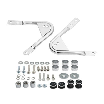 2x Luggage Rack Rear Docking Hardware Kit for Harley Electra Glide (97-08)