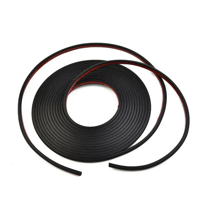 5M Slanted T Shape Car Trim Seal Strips Weatherstrip Headlight Bumper Lip Insert