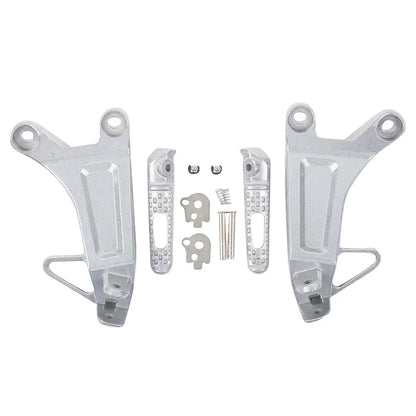 Rear Passenger Footrests Footpegs Bracket Set for Honda CBR600RR (2003-2004)