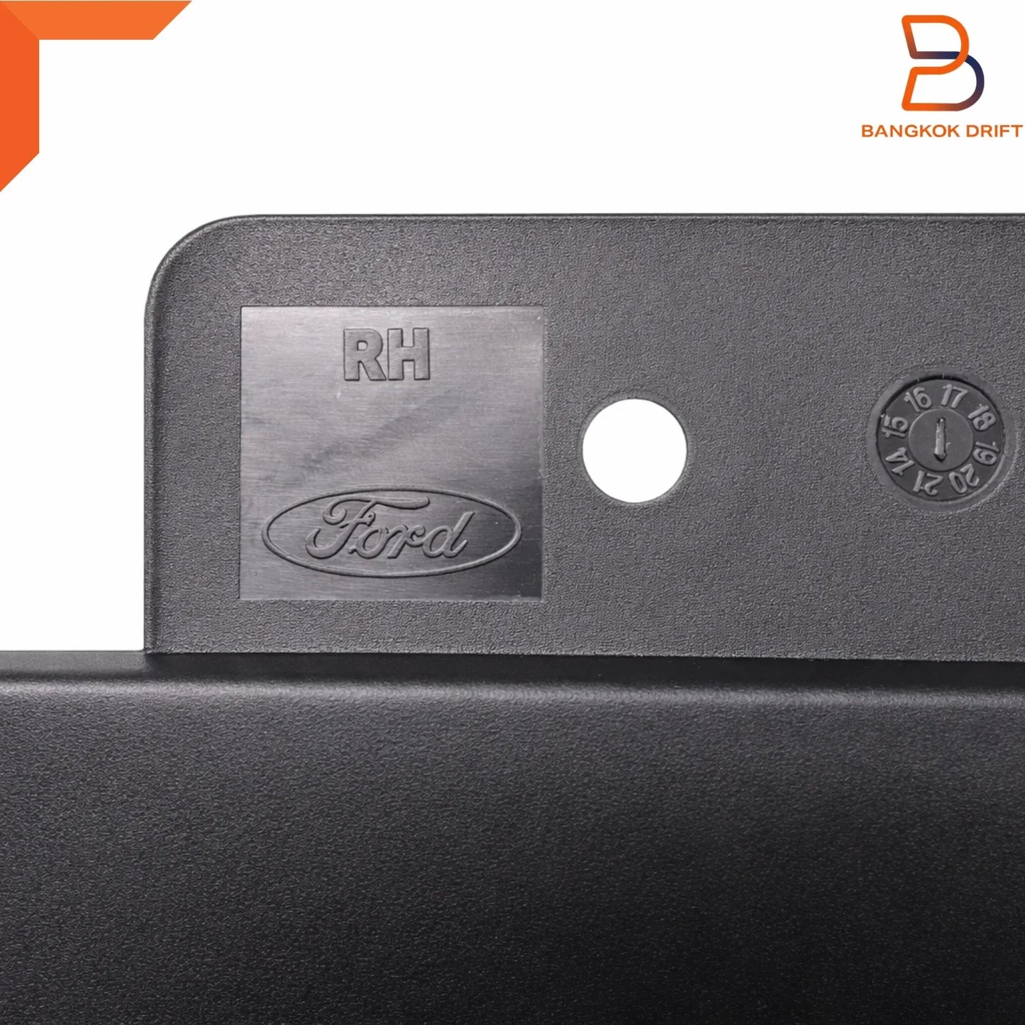 Genuine Rear Mud Flaps for Ford Ranger T6 High Ride 4WD (2012-2021)