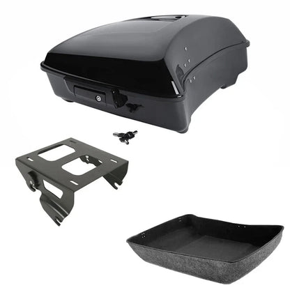 Chopped Trunk Solo Mount Rack for Harley Touring Road Glide (2014-2025)