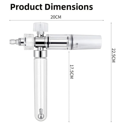Foam Spray Bottle 30ml for High Pressure Washer with 14 Inch Quick Connector