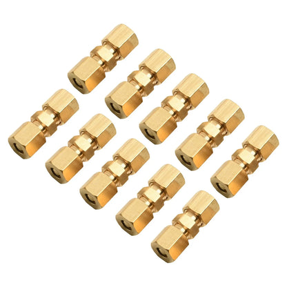 10 x Brake Line Connector Without Flaring 4.75mm 3/16in Double Cutting Ring