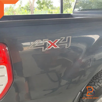 4x4 Side Cabin Rear Body Decal Sticker for Ford Ranger PX2 Wildtrak (2015-2018)