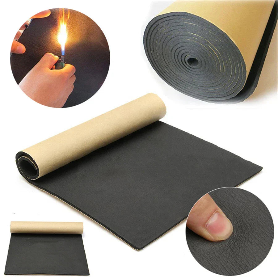 1 Car Van Heat Shield Sound Deadening Foam Mat Insulation Sheets