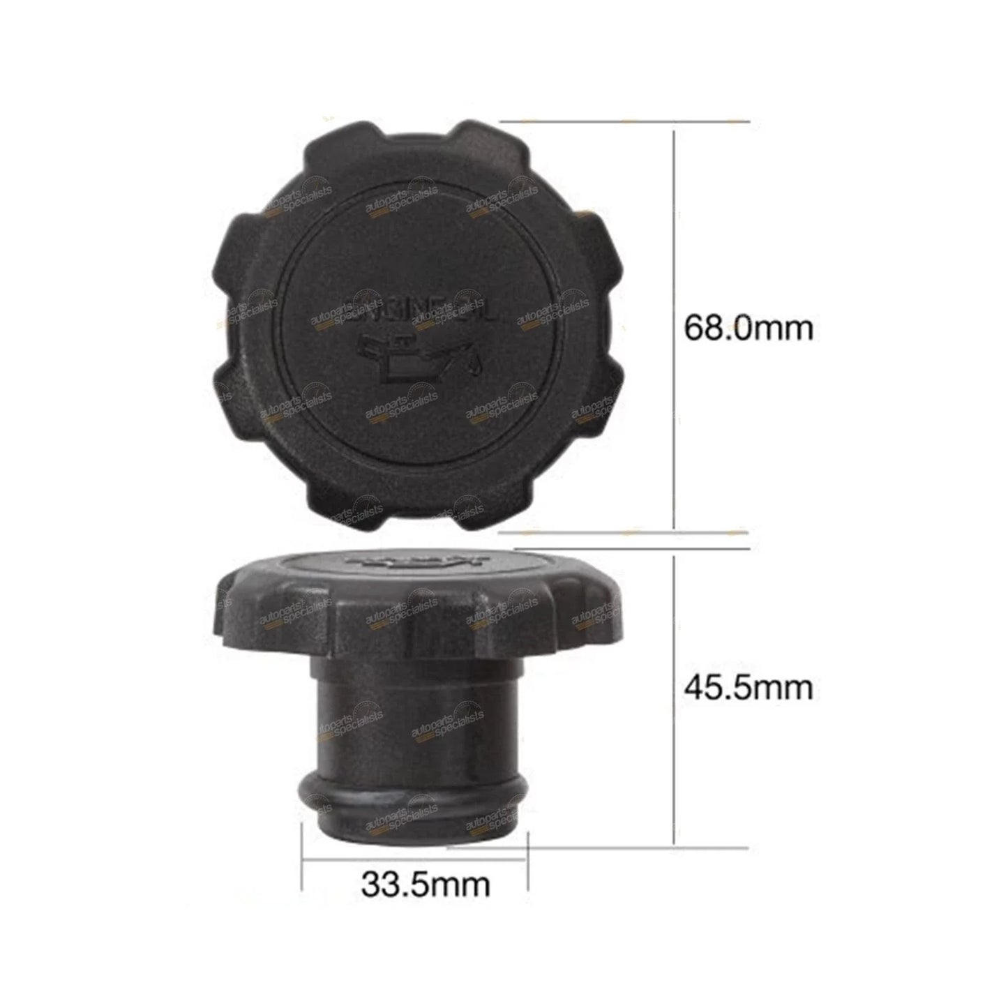 Oil Filler Cap 1.6L for Ford Escort (1970-1972, 1976-1977, 1979-1982)