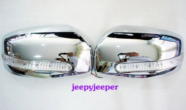 Chrome Mirror Cover LED for Mitsubishi Mirage A05A Space Star (2012-2013)