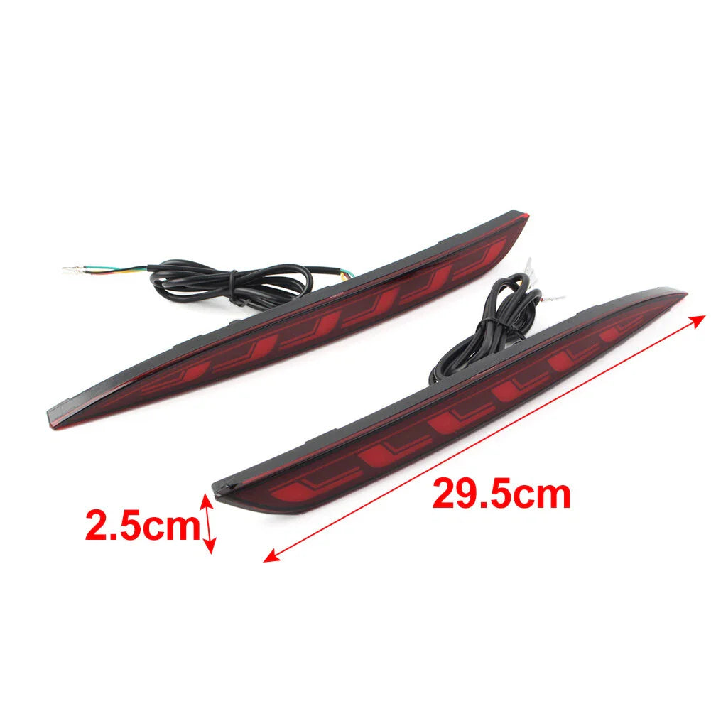 3 x LED Rear Fog Lamp Brake Light Turn Signal for Tesla Model Y (2020-2022)