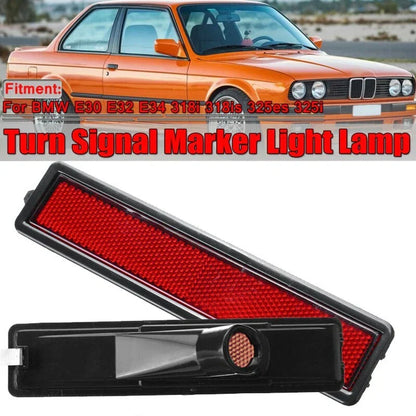 Rear Bumper Side Marker Lights for BMW E30 E32 E34 3-Series