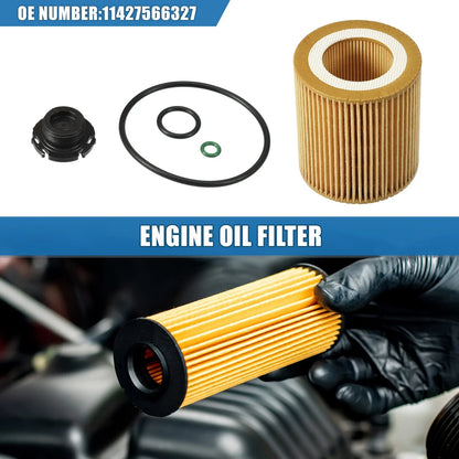 1 Set Engine Oil Filter for BMW 325i