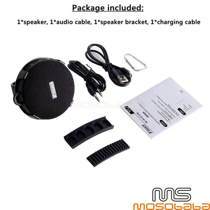 Wireless Bluetooth Stereo Speaker with USB Charging Cable for Bicycle
