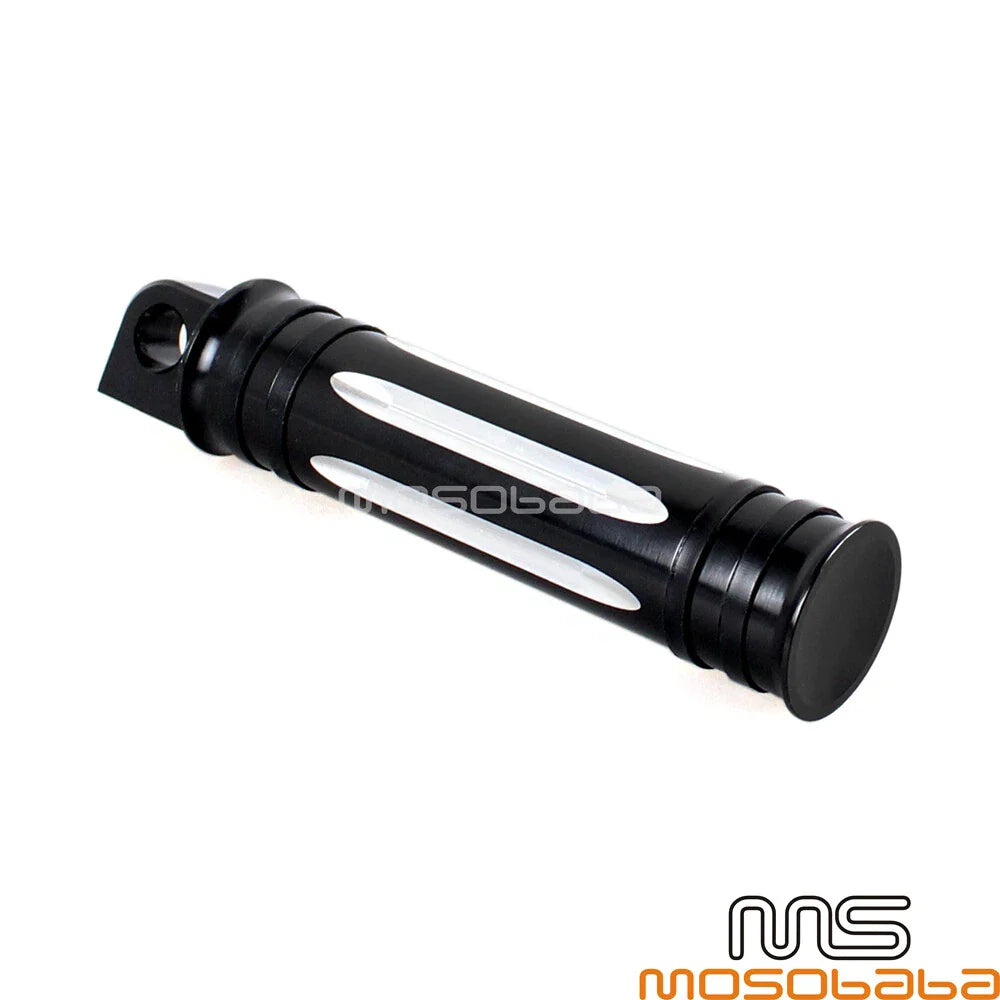 CNC Black Foot Pegs for Harley Dyna Sportster