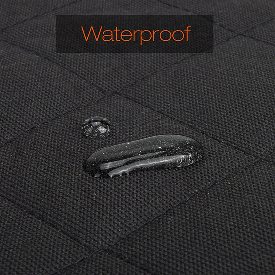 Universal Waterproof Black Pet Car Seat Cover for Dog Cat Rear Bench Mat