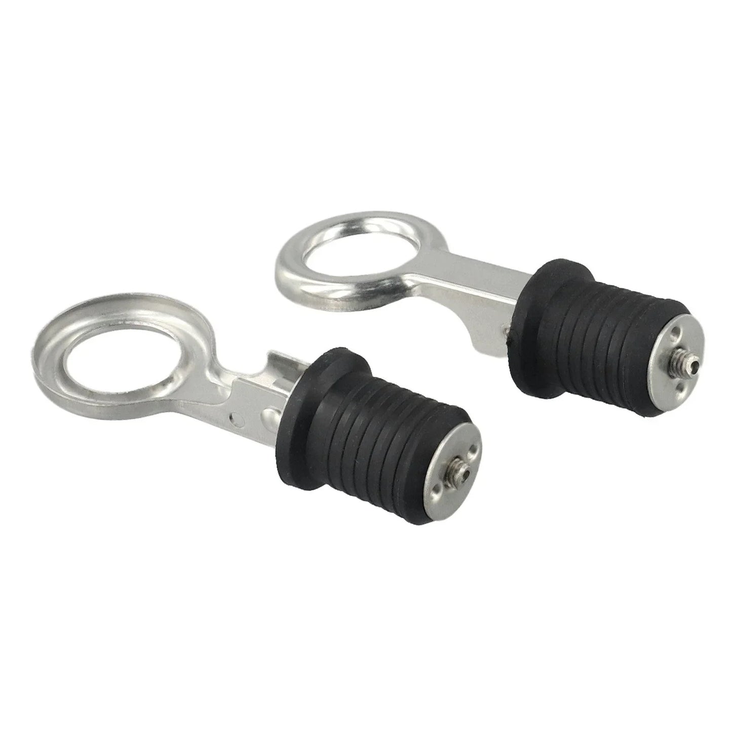 Drain / 1 Inch / Stainless Steel and Rubber for Boats and Livewells