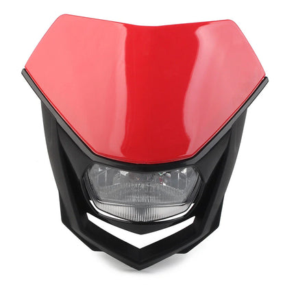Headlight Fairing for Supermoto Dirt Bike - Red
