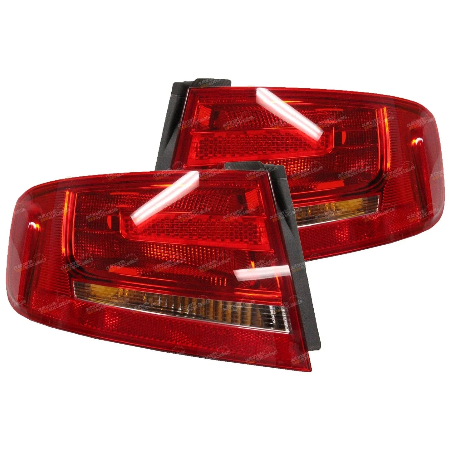 LH+RH Non-LED Outer Tail Lights Pair for Audi A4 B8 8K Sedan (2008 - 2012)