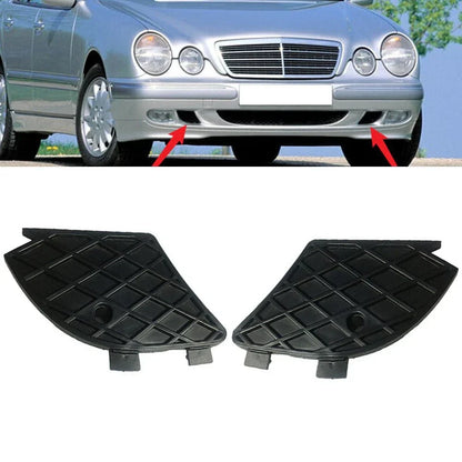 2 x Front Bumper Fog Light Grill Cover for MERCEDES E320 (1999–2003)