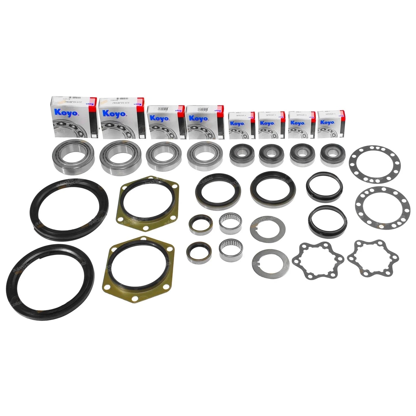 Swivel Hub Overhaul Kit Wheel Bearings Oil Seals for Ford Maverick