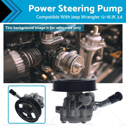 Power Steering Pump for Jeep Wrangler 2012-2018 JK 3.6L V6