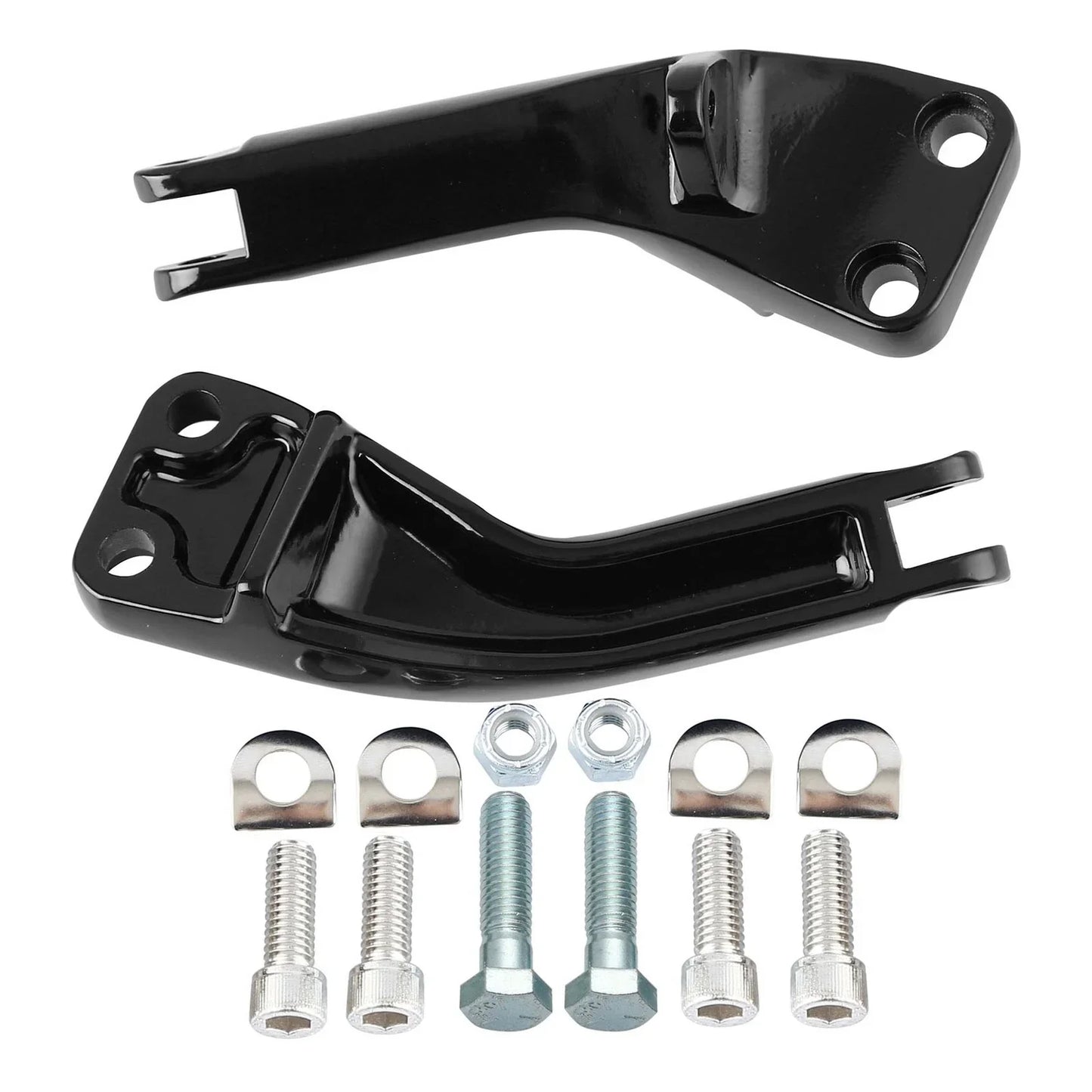 Rear Footpeg Pegs Mount Bracket for Harley Dyna Fat Bob (2007-2017)