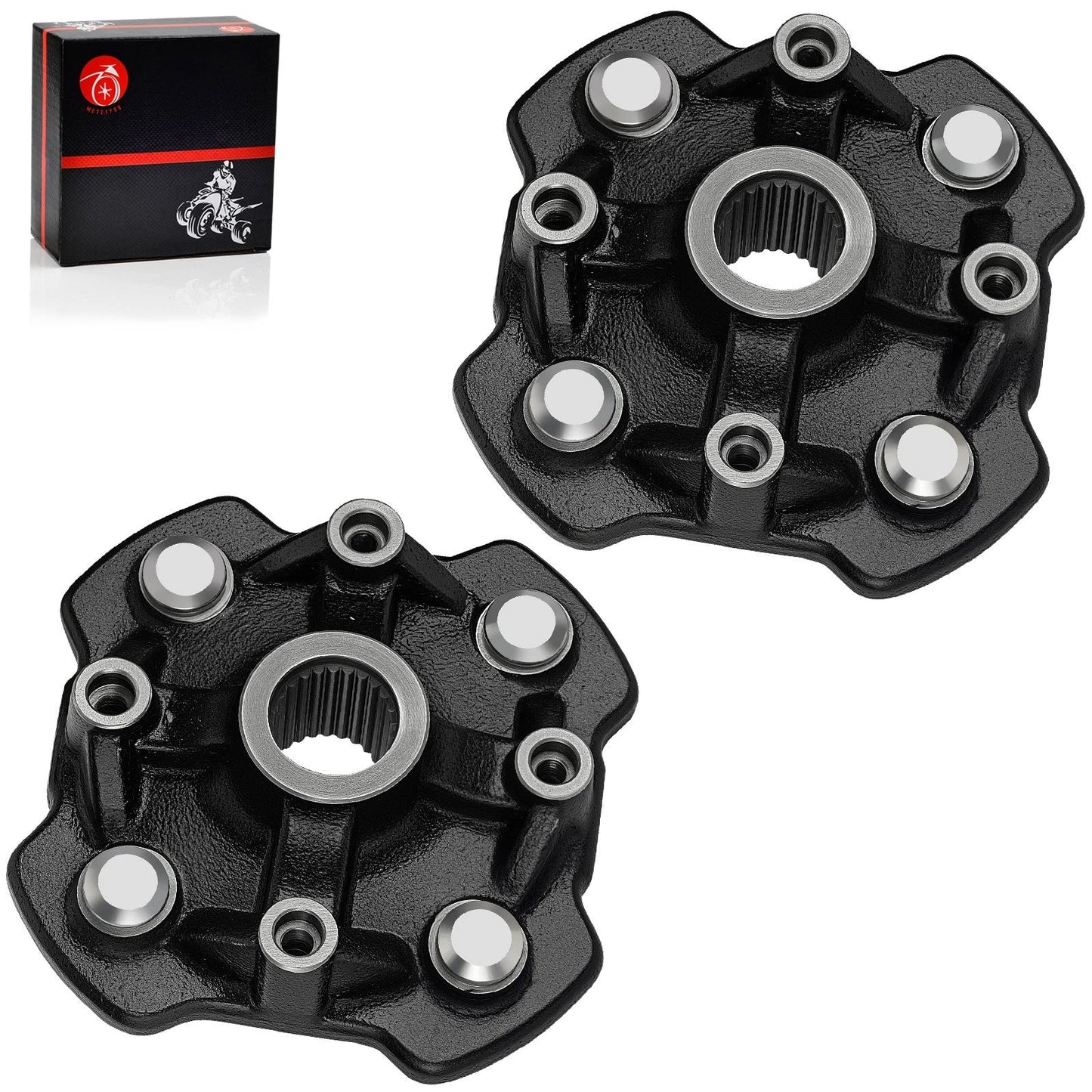 2x Front Left & Right Wheel Hubs for Honda Foreman 500 TRX520FM1/FM2/FE2