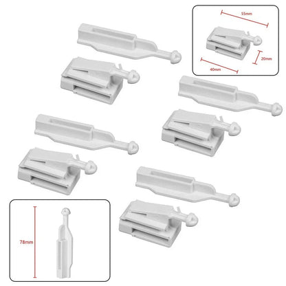 4x Headlight Adjuster Brackets for BMW E39 (2000–2003)