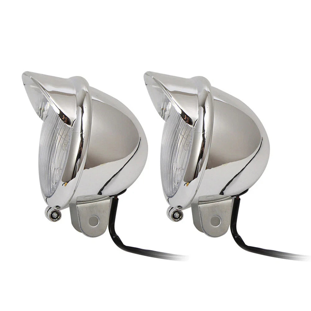 Chrome Fog Lights for Kawasaki Vulcan VN 800 900 1500 1600 1700 2000