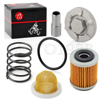 Oil Drain Plug FILTER Strainer O-Ring for Yamaha Wolverine 350 (1995–2004)