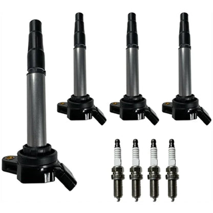 4 x Ignition Coils & Spark Plugs for Toyota Matrix / Scion xD 1.8L (2011-2014)