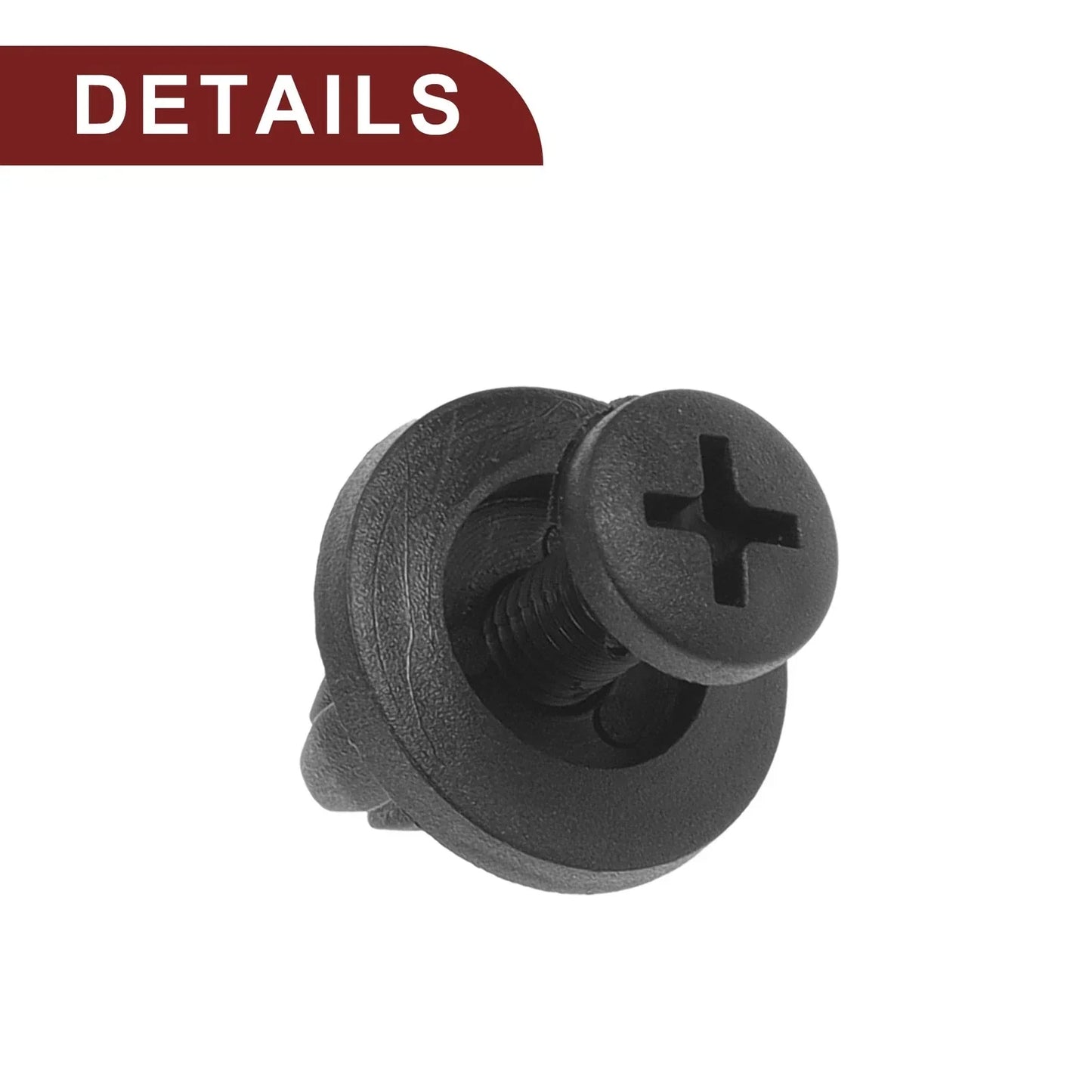 Front Fender Skirt Clips for Honda Prelude 1992-1996 2.2L 2.3L Black 25 x