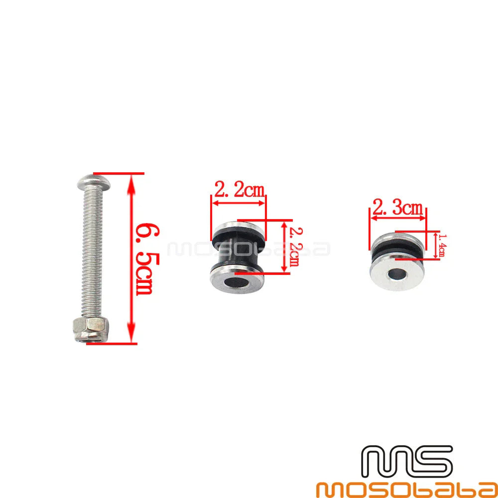 Sissy Bar Docking Mounts for Harley Sportster XL1200 XL883 XL1200T (04-20)