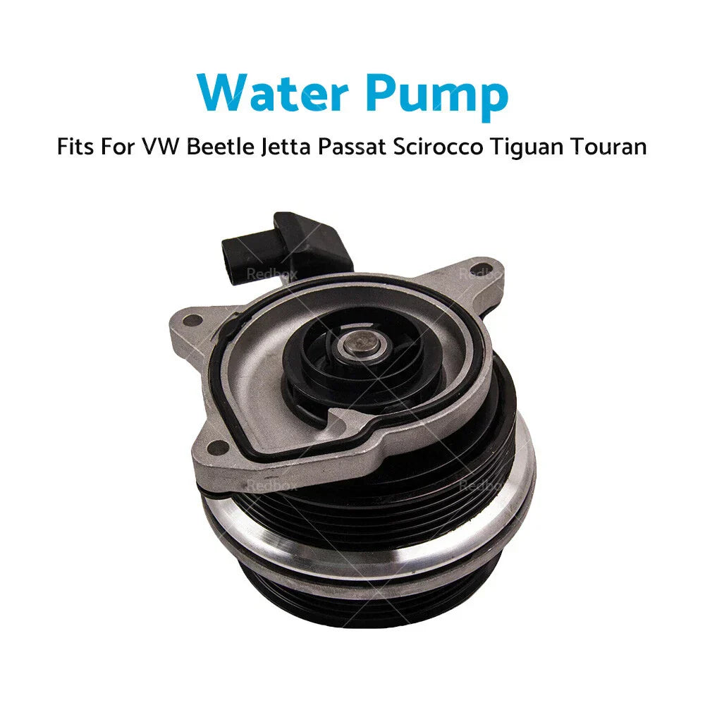 Water Pump for VW Golf, Jetta, Passat, Scirocco, Tiguan, Touran (2004-2014)