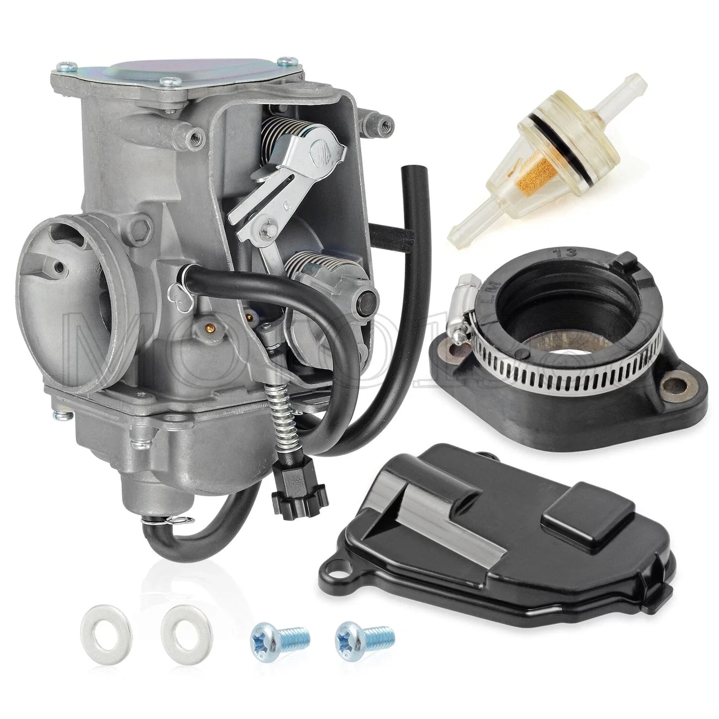 Carburetor & Intake Manifold Boot for HONDA TRX350 FourTrax 4x4 (1986–1987)