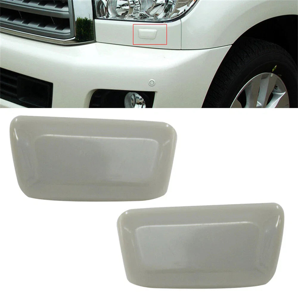 Headlight Washer Nozzle Covers  Grey for Toyota Sequoia (2008-2020)