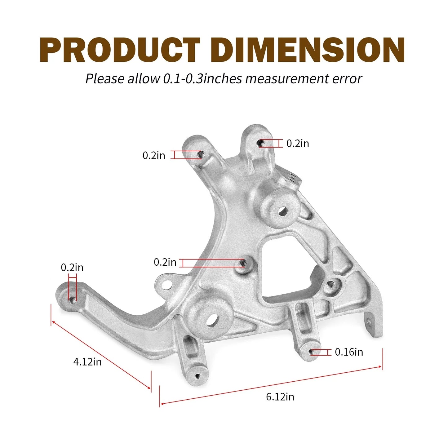 Front Fender Headlight Bracket for Yamaha Raptor 700 700R
