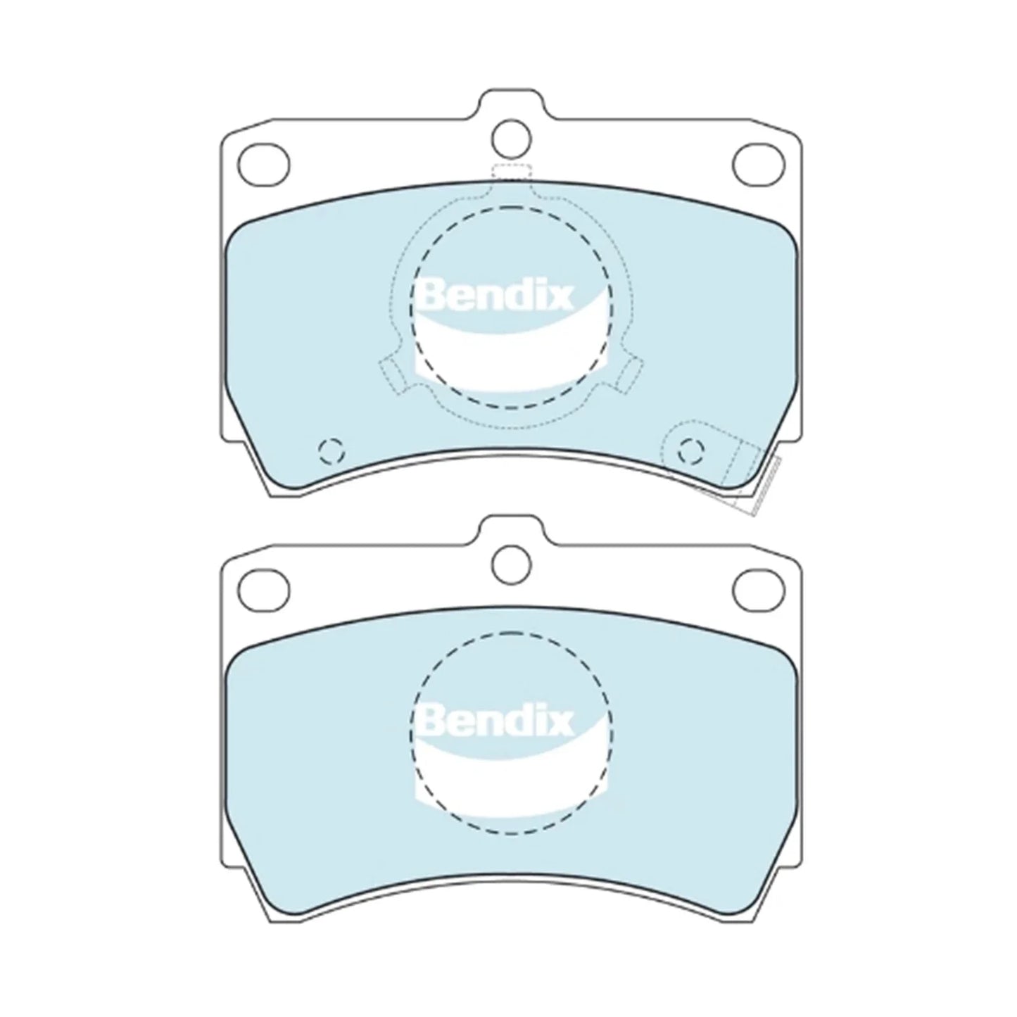 Front Disc Brake Pad Set for Ford Capri SA/SC/SE (1989-1994)