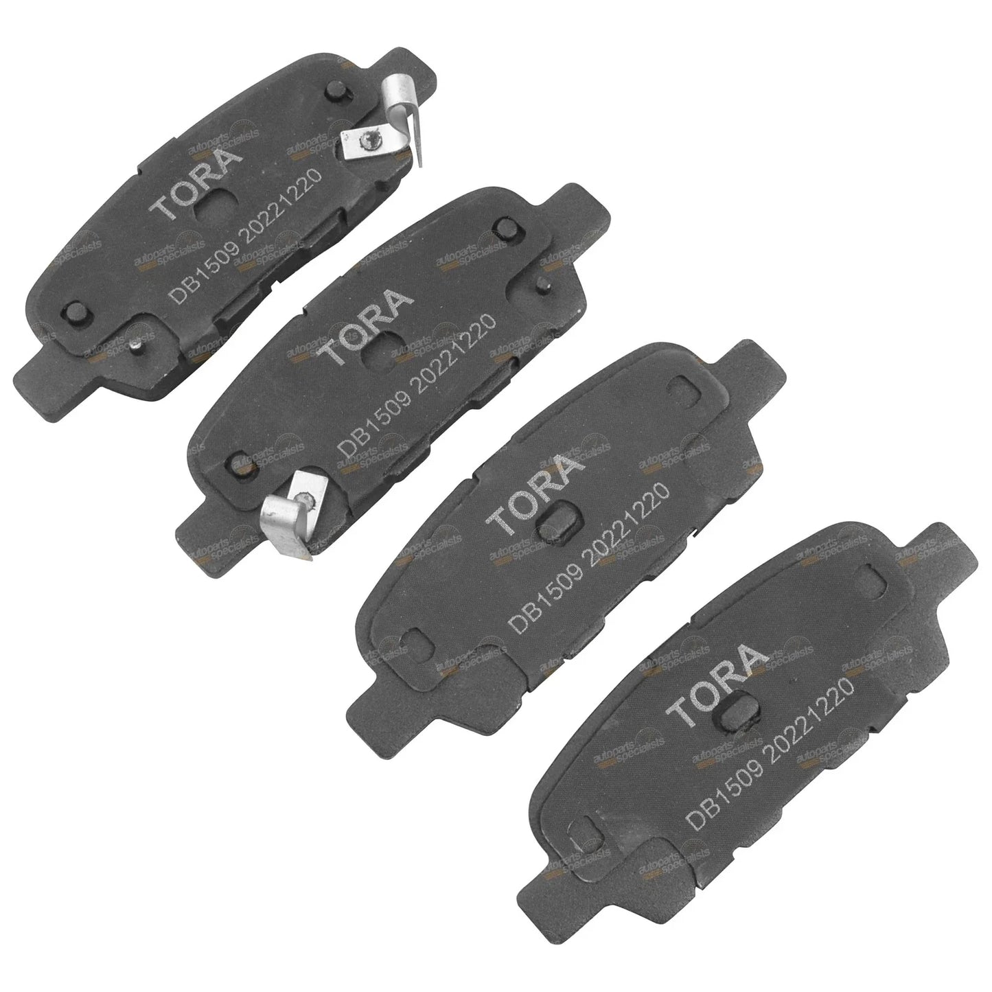 Rear Disc Brake Pads Set for Nissan 350Z Z33 3.5L VQ35DE VQ35HR (2002-2009)