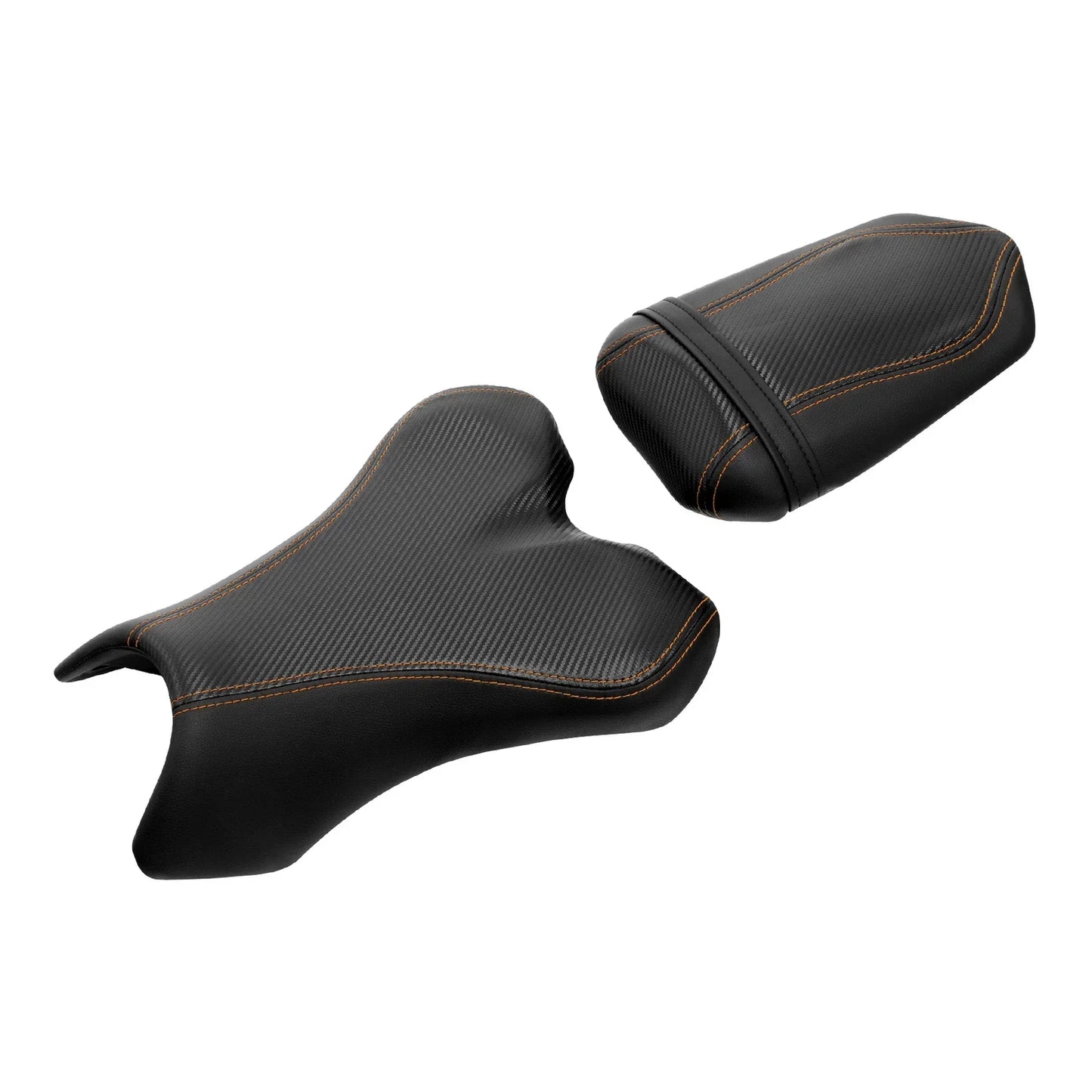 Black Driver & Passenger Seats for Yamaha YZF-R1 (2004-2006)
